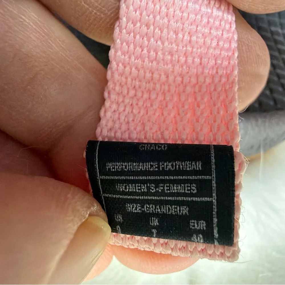 Chaco Z2 Women's Sandals Brown with Pink Straps - Picture 5 of 12